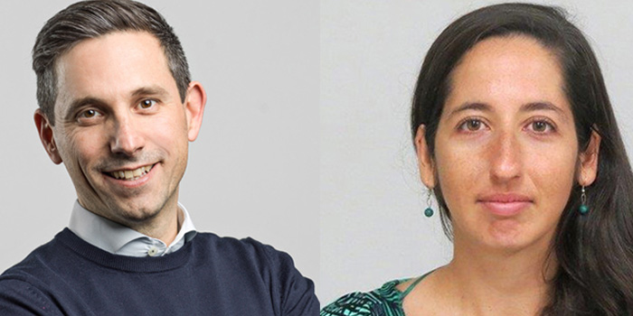 Mikael Dimadis och  Monika Topel Capriles